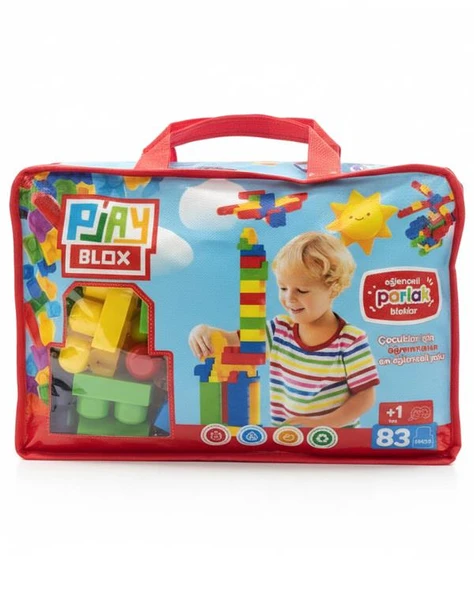 Play Blox Parlak Renkler Blok Seti 83 Parça 2922 ürün görseli 1
