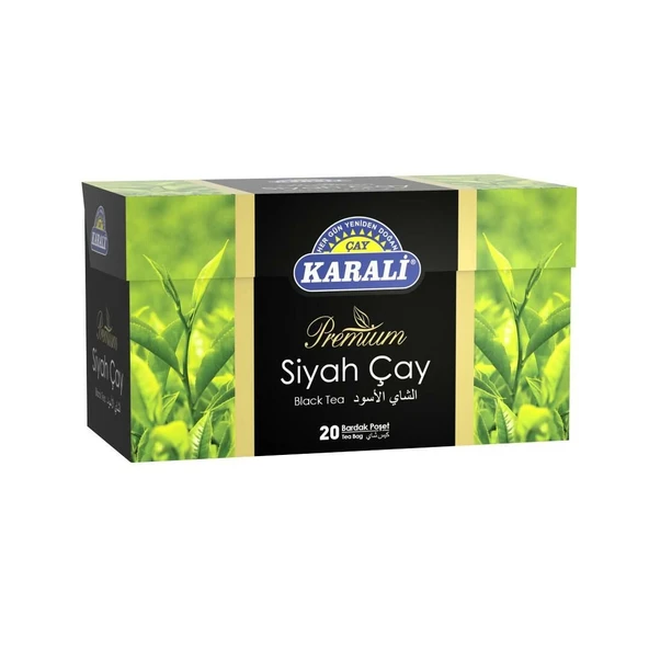 Karali Premium Bardak Süzen Poşet Çay 2 gr x 20 Adet ürün görseli