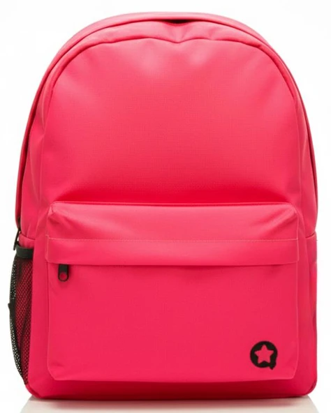 Yuga İki Gözlü Sırt Çantası Neon Pembe ürün görseli