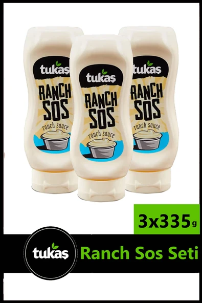 Tukaş Ranch Sos 335 gr x 3 Adet ürün görseli