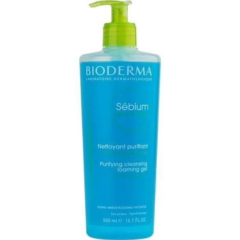 Bioderma Sebium Foaming Gel 500 ml Yüz Temizleme Jeli ürün görseli 1