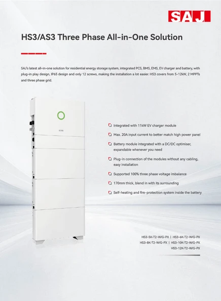 Saj 10 Kw - 5 Kwh Hybrid Allinone - Resim 4