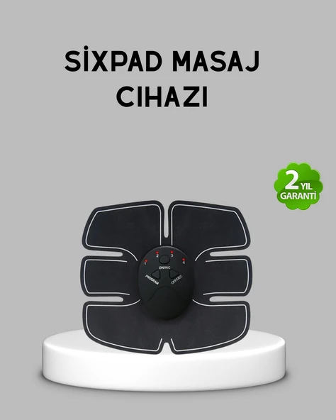 EMS Göbek ve Kol Kas Uyarıcı Cihaz 6 Modlu Elektronik Vücut Şekillendirici ürün görseli 1