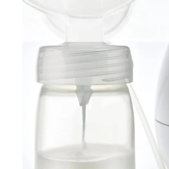 2li Elektrikli Göğüs Pompası 2'li Beyaz Valf Lansinoh ile Uyumlu - Resim 2