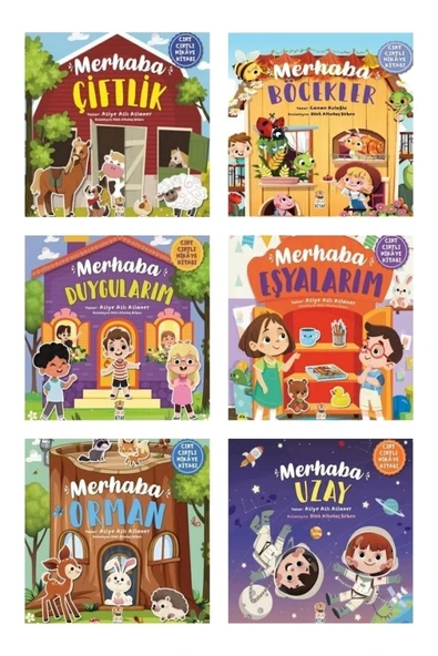 Merhaba Çiftlik Böcekler Duygularım Eşyalarım Orman Uzay (cırt Cırtlı Hikaye Kitabı) (0-12 Ay) ürün görseli