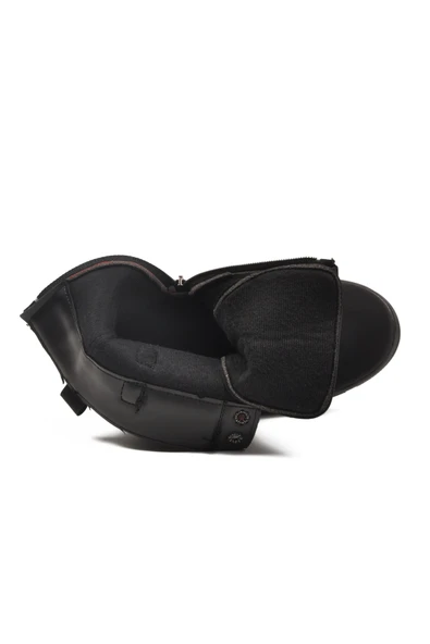 Aspor Siyah İçi Polarlı Kız Çocuk Düz Bot - Resim 4