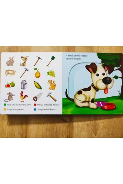 Net Çocuk Yayınları Beni Takip Et Serisi 3 Kitap Set Doğada - Çiftlikte - Renkler Ve Şekiller - Resim 6