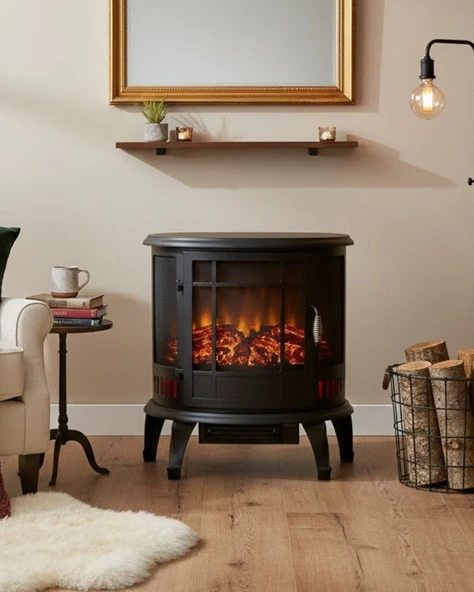 Reyo Stove Sümer 1950 Watt Çift Kademe Dekoratif Elektrikli Şömine ürün görseli 1