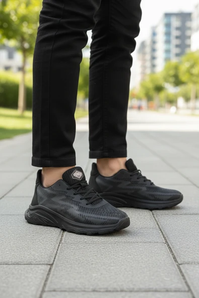 Scooter Siyah Bağcıklı Erkek Outdoor Ayakkabı - Resim 3