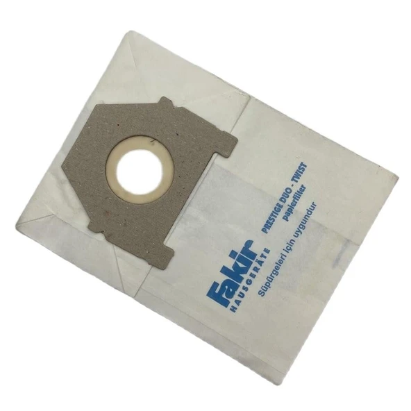 Fakir İle Uyumlu Prestige Duo - Twist Süpürge Kağıt Toz Torbası 10 Adet - Resim 2