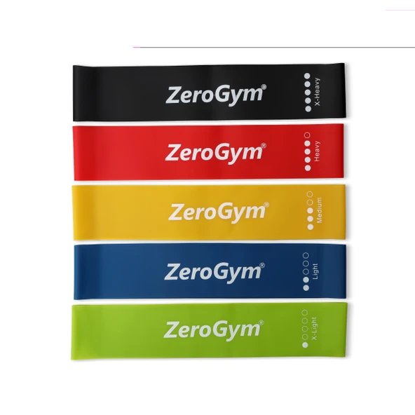 Zerogym Lbl00 Loop Bant Latex 25,5cm X 5cm 5li Set - Resim 2
