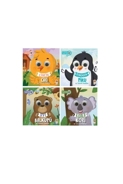 Sincap Kitap Kocaman Gözler Kimin Set 4lü (çiki,piku,kori,balküpü) ürün görseli