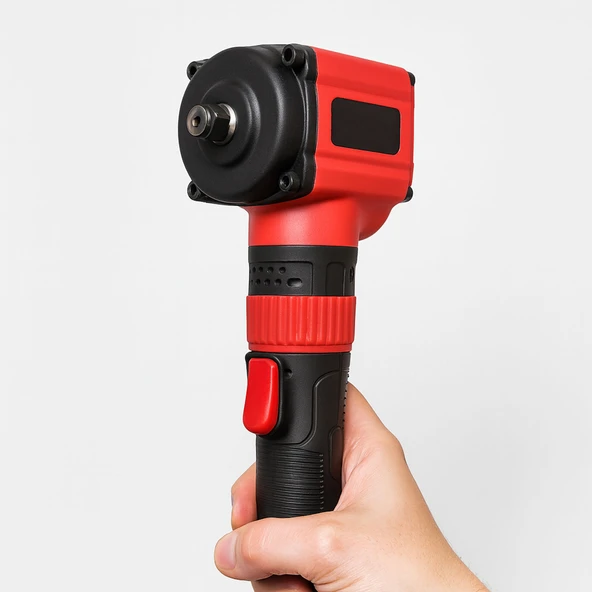 Profesyonel 1/2'' Havalı Somun Sökme Makinesi 92 KGM Güçlü Torklu Darbeli Lokma Sökücü - Resim 2