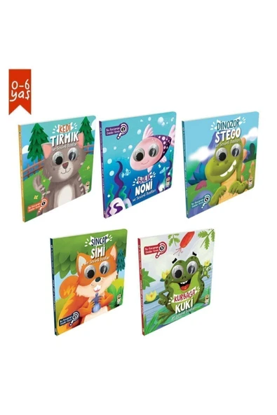 Bu Kocaman Gözler Kimin? (0-6 YAŞ) Set (5 KİTAP) Takım ürün görseli