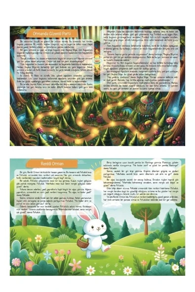 Kes Boya Yapıştır Hikayeyi Sen Renklendir- Tik Tak Tuk - Resim 3