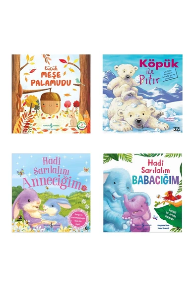 Küçük Meşe Palamudu, Köpük Ile Pıtır, Hadi Sarılalım Anneciğim, Hadi Sarılalım Babacığım ürün görseli