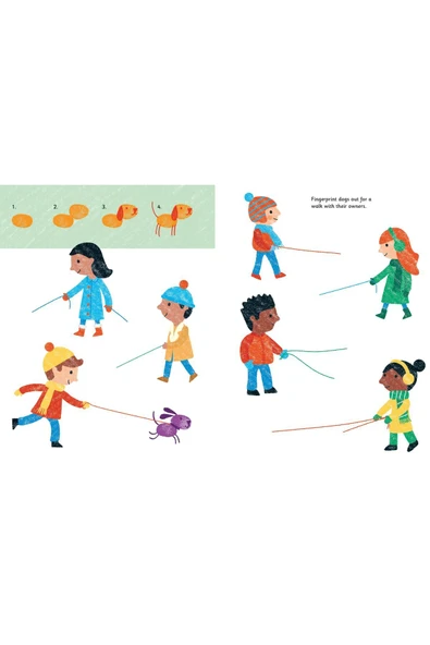 Fingerprint Activities: Cats and Dogs - Resim 2