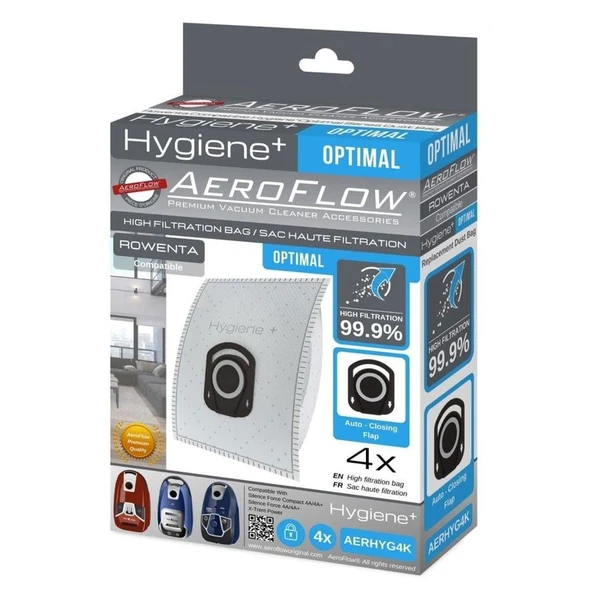 Rowenta İle Uyumlu Silence Force 4A Süpürge Toz Torbası 4 Adet Kutulu ürün görseli