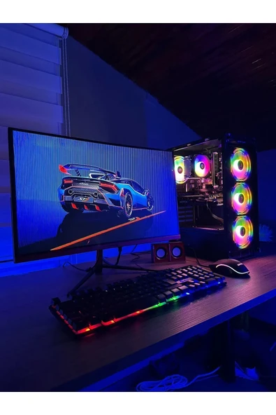Özlen Gaming Set Oyuncu Bilgisayarı Hazır Sistem - Resim 2