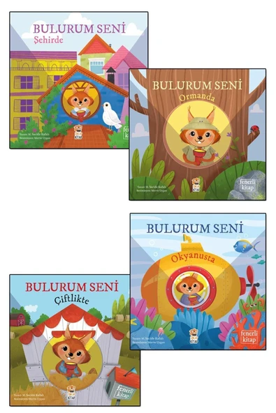 Fenerli 4 Kitap Set - Bulurum Seni Çiftlikte - Ormanda - Okyanusta - Şehirde () ürün görseli