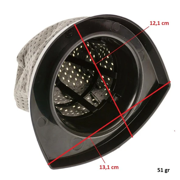 Fakir İle Uyumlu Lucky, Starky, Rody, Darky Violet Dik Süpürge Kafes Toz Filtresi - Resim 4