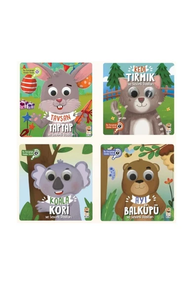 Sincap Kitap Kocaman Gözler Kimin Set 4lü (taptap,kori,tırmık,balkupu) ürün görseli