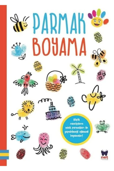 Parmak Boyama - Kırmızı Kolektif Kitabı  Sayfa Net Çocuk Yayınları ürün görseli