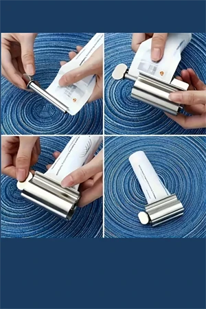 Paslanmaz Çelik Diş Macunu Sıkacağı – Manuel, Güç Gerektirmeyen Diş Macunu Dağıtıcı | Dayanıklı Metal Tasarım, Etkili Dağılım | Şık Metalik Yüzey (1 Adet) - Resim 7