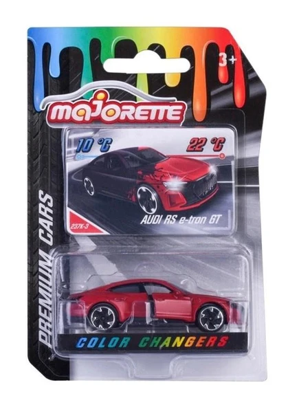 Majorette Color Changers (Renk Değiştiren) Premium Arabalar AUDI RS e-tron GT - Resim 6