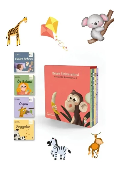 4 Kitap Bebek Üniversitesi Seti Sincap Kitap ürün görseli