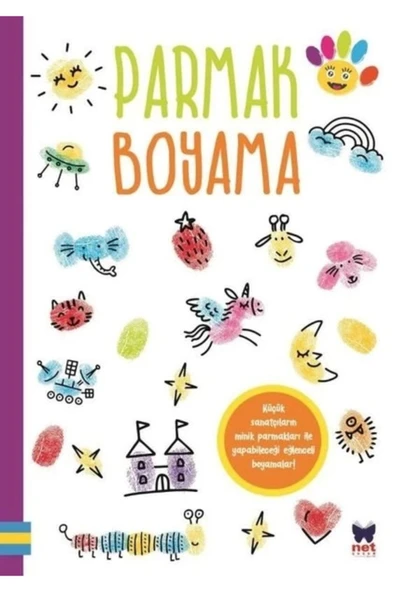 Parmak Boyama - Mor kitabı Kolektif  Net Çocuk Yayınları ürün görseli