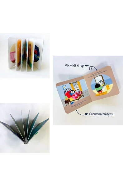 3'lü Dev Set Yaparsam Olur Sincap -İlk Kavramlar, Öz Bakım, Bir Günüm , Kitap ve Puzzle Set - Resim 5