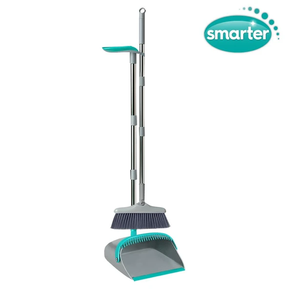 SMARTER Premium Katlanır Faraşlı Süpürge Çelik Saplı ürün görseli