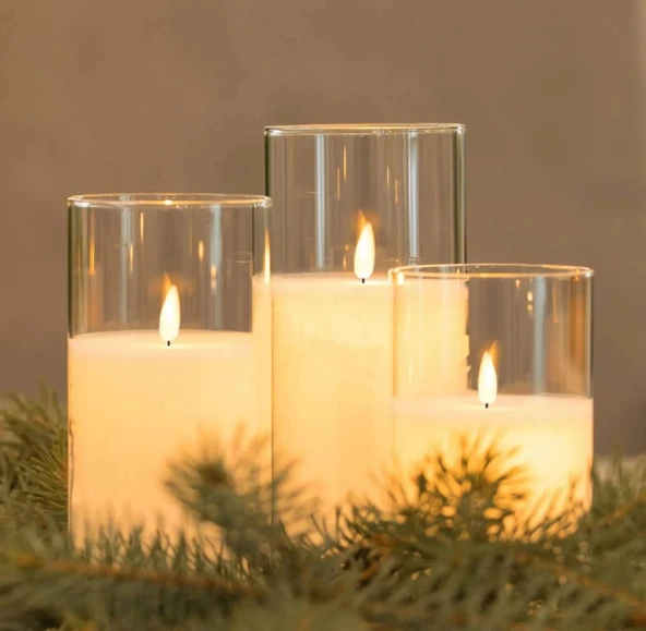 CATA CT 8433 Prag Mum Efektli 3 Lü Masa Lambası - Resim 3