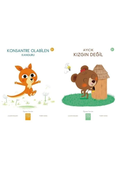 Konsantre Olabilen Kanguru / Ayıcık Kızgın Değil 2 Kitap Set ürün görseli