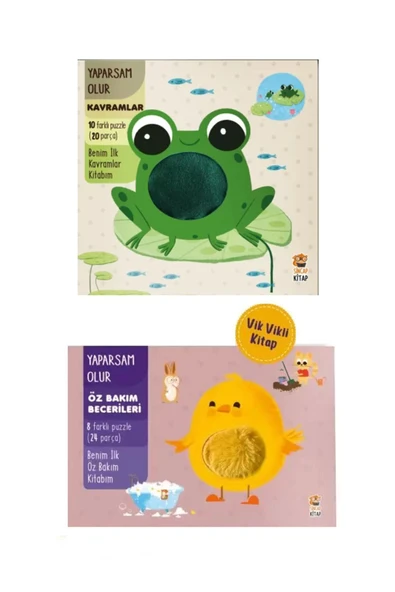 Yaparsam Olur Kavramlar + Yaparsam Olur Öz Bakım Becerileri 2 Kitap Set ürün görseli