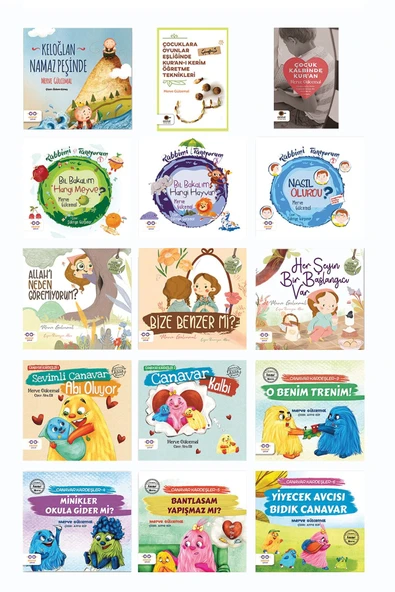 Merve Gülcemal Cezve Yayınları 15 Kitap Set ürün görseli