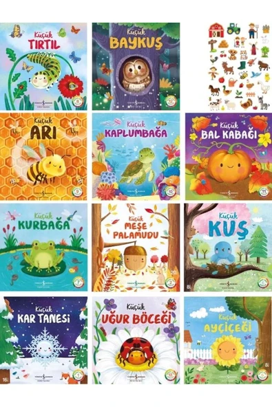 Yeni Doğanın Eşsiz Hikayeleri 11 Kitap Dev Set İş Kültür - A4 Sticker Hediyeli ürün görseli