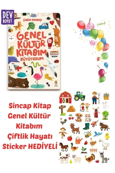 Sincap Kitap Genel Kültür Kitabım Büyüyorum Sticker ürün görseli