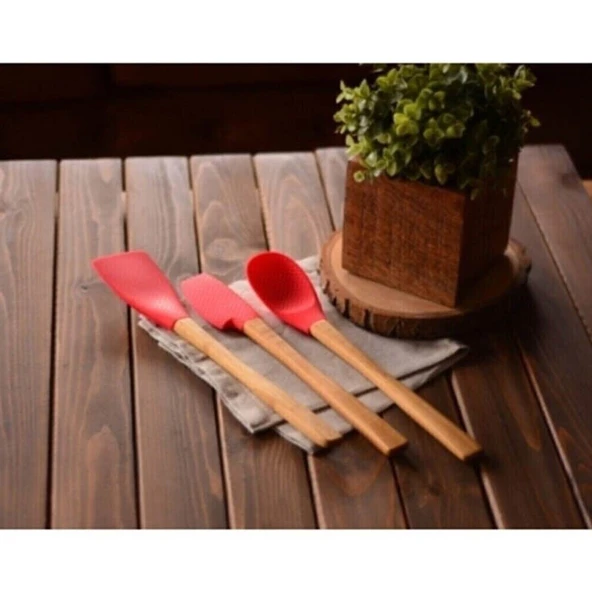 Bambum Bolly 3'lü Spatula Seti Büyük - Resim 3