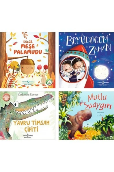 Mutlu Su Aygırı - Büyüdüğüm Zaman - Küçük Meşe Palamudu - Yavru Timsah Çipiti 4 Kitap ürün görseli