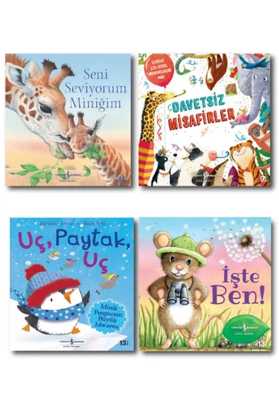 Okul Öncesi 3-4-5 Yaş Için Renkli Resimli Masal Kitapları 4 Kitap Set. ürün görseli