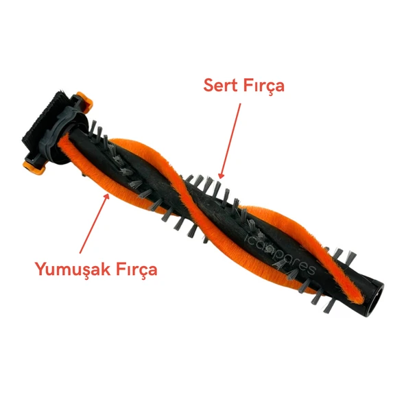 Philips XC7040, XC8349, XC7043, FC6823, XC8043, XC8049 SpeedPro Max Başlık Rulosu (Sert-Yumuşak Fırça) - Resim 2