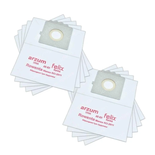 Arzum İle Uyumlu AR 4017, AR 4009 Cleanart Plus Turbo Kağıt Toz Torbası 10 Adet ürün görseli