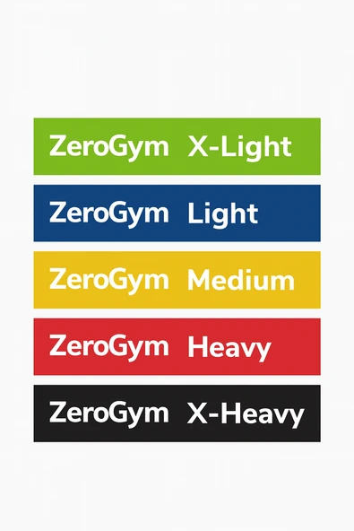Zerogym Lbl04 Loop Bant Latex 25,5cm X 5cm 0,9mm Sert Kırmızı - Resim 4