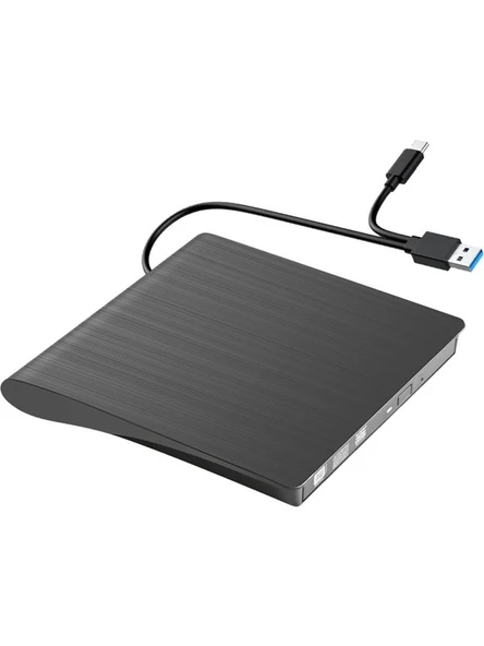 ELBA Dvdwrt Harici Dvdrw Slim, Siyah DVD Yazıcı Writer ürün görseli