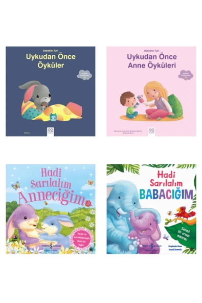 Hadi Sarılalım Anneciğim Hadi Sarılalım Babacığım Uykudan Önce Öyküler Anne Öyküleri ürün görseli