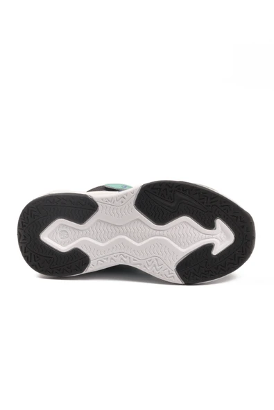 Marcokids Siyah Yeşil Cırtlı Erkek Çocuk Hi Sneaker - Resim 5