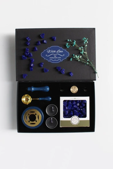 Mum Mührü Uygulama Seti Kahverengi Kendin Yap Mühür Seti 7 Parça BBS1012 - Resim 2