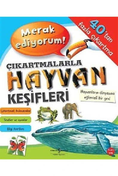 Çıkartmalarla Hayvan Keşifleri ürün görseli